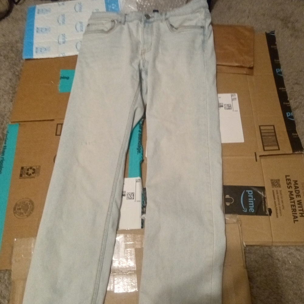 Light Blue White Jeans Forever 21